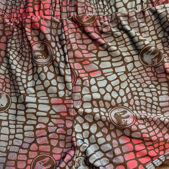 Torrid Jurassic World Dominion 2-Piece Swim Set 3X Shorts Bra Blue Multi Plus - Picture 10 of 12